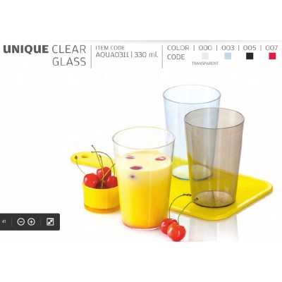 Unique Clear Glass